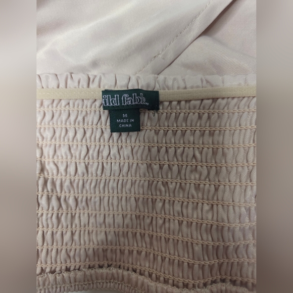 NWT Wild Fable M Blush Pink Cowl Neck Triangle Halter Top - Picture 3 of 10